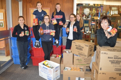 Marymount Academy canned food drive collects over 10,000 cans